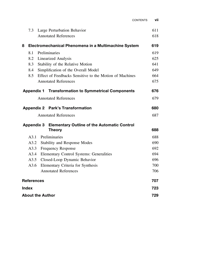 image for page Electric Power Systems Analysis and Control