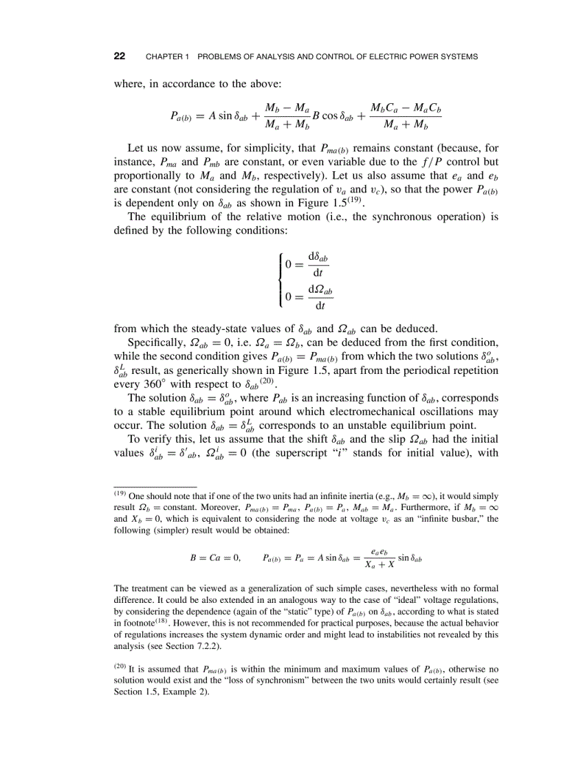 image for page Electric Power Systems Analysis and Control
