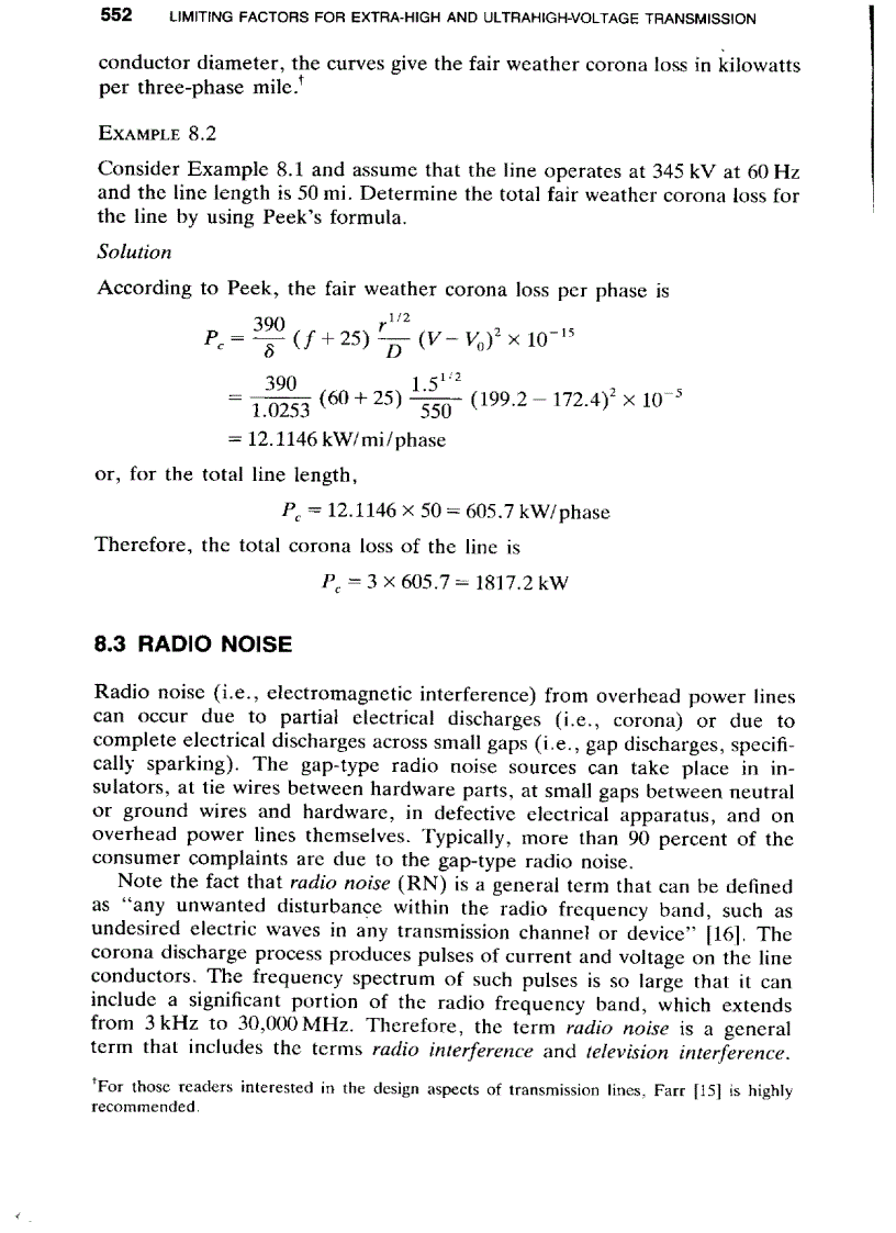 image for page Electric Power Transmission System Engineering Analysis and Design