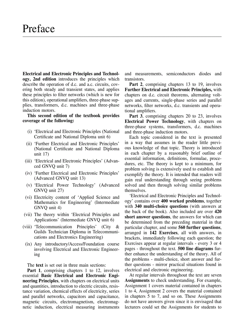 image for page Electrical and Electronic Principles and Technology