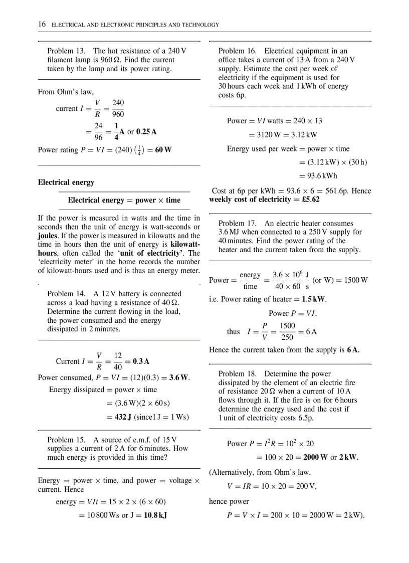 image for page Electrical and Electronic Principles and Technology