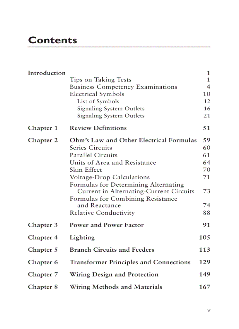 image for page Electrician s Exam Question and Answers