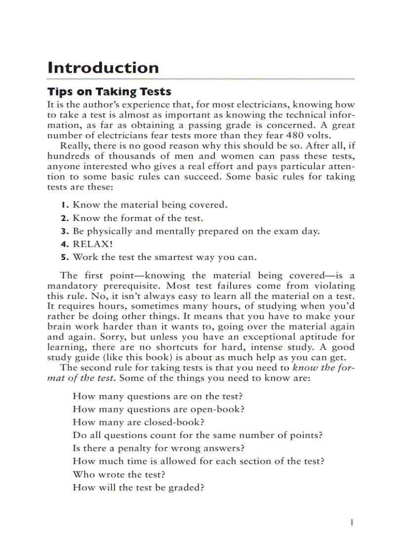 image for page Electrician s Exam Question and Answers