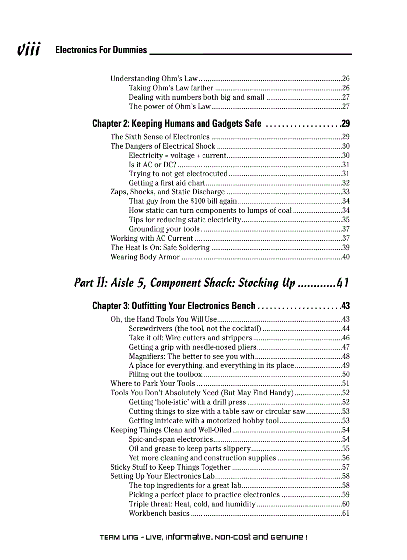 image for page Electronics For Dummies