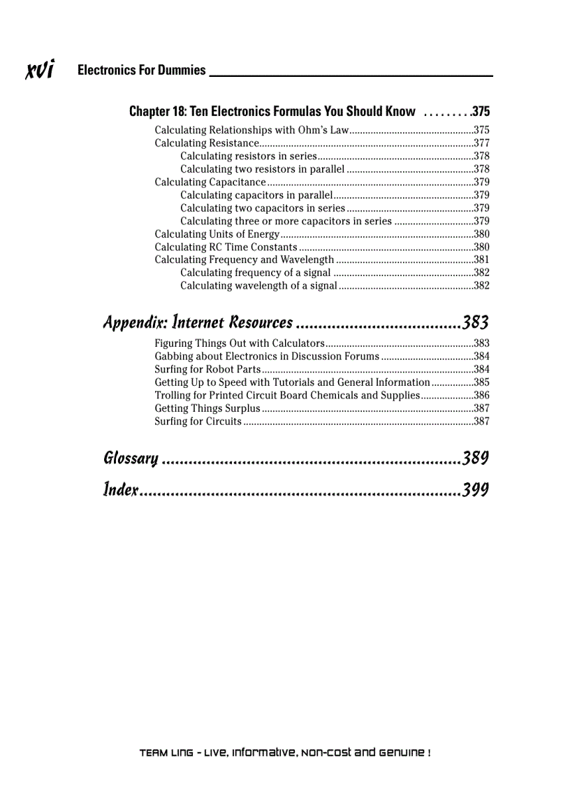 image for page Electronics For Dummies