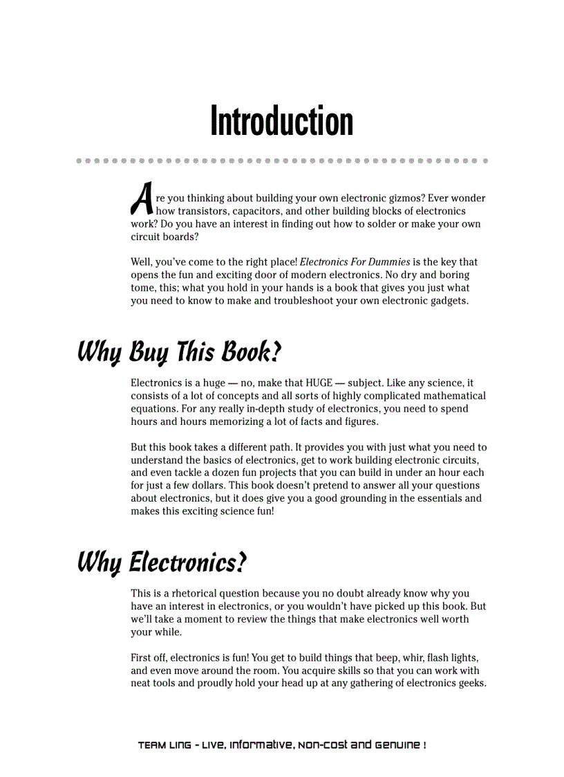 image for page Electronics For Dummies