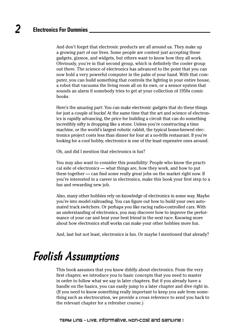 image for page Electronics For Dummies