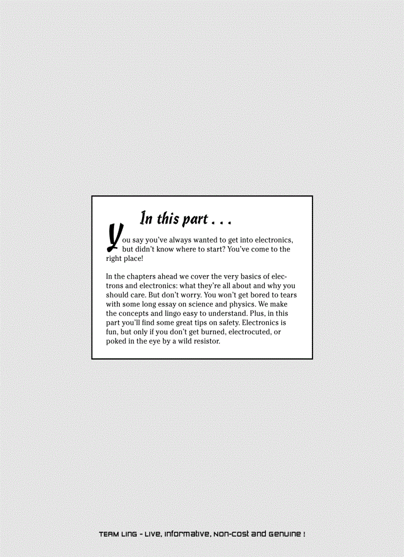 image for page Electronics For Dummies