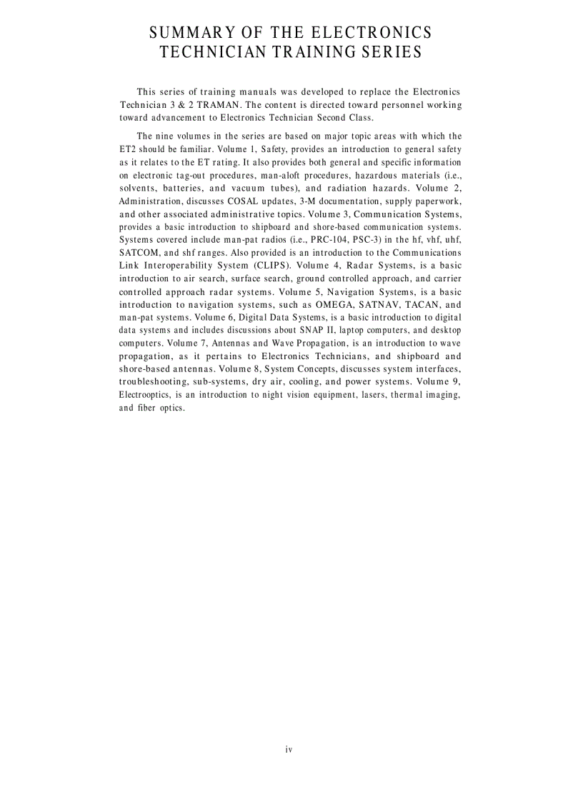 image for page electronics technician volume 2 administration