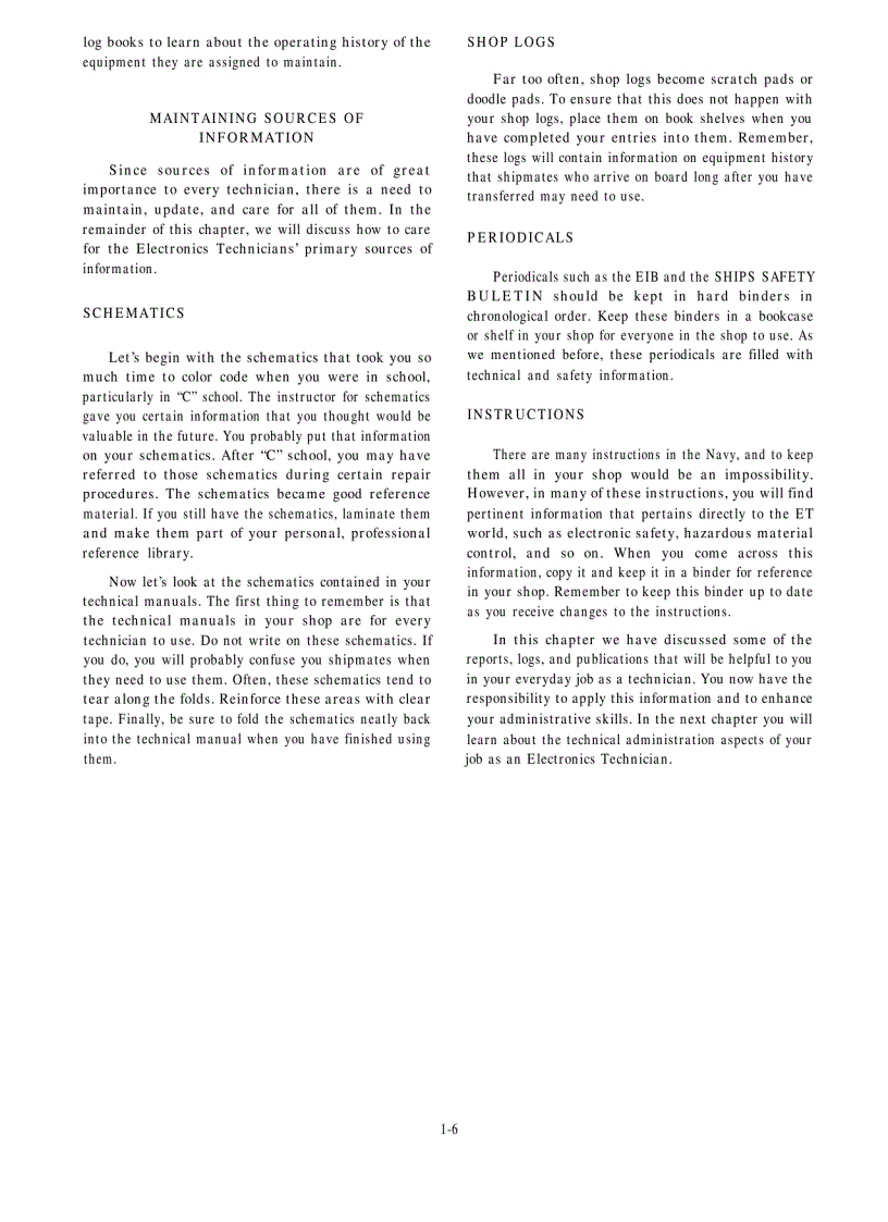 image for page electronics technician volume 2 administration