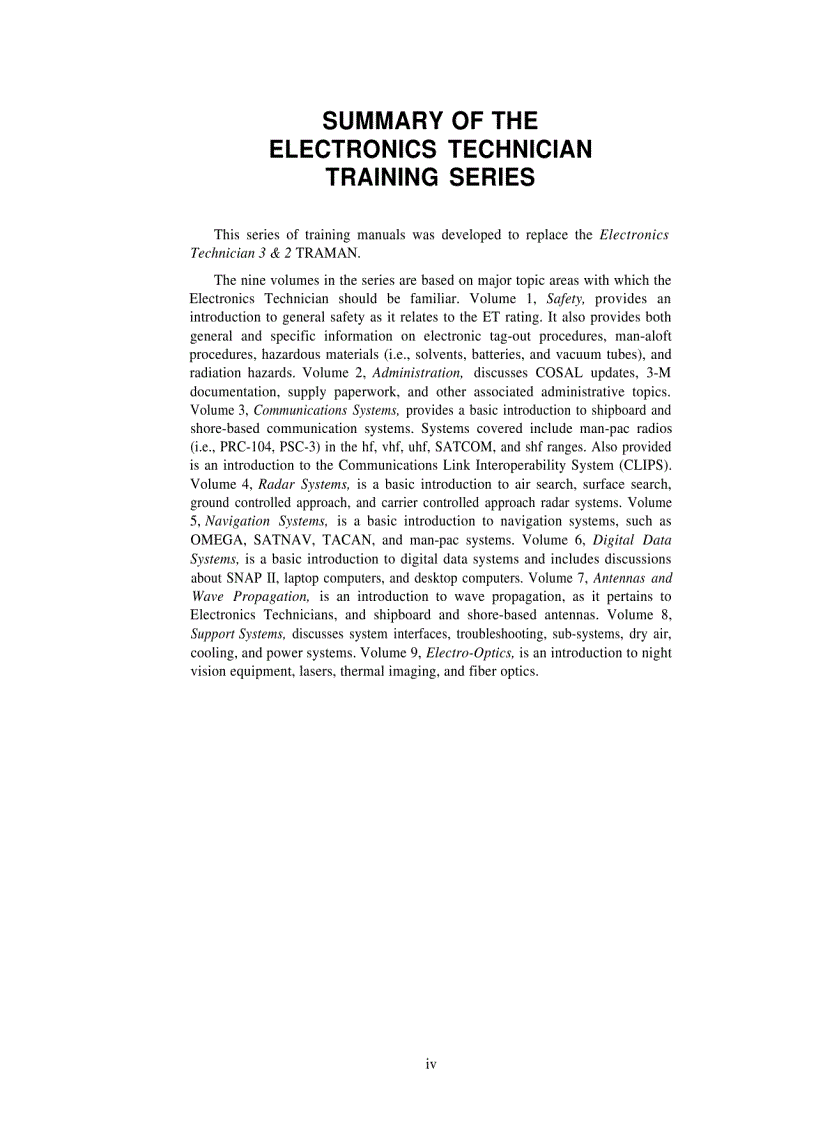 image for page Electronics technician volume 3 communications systems