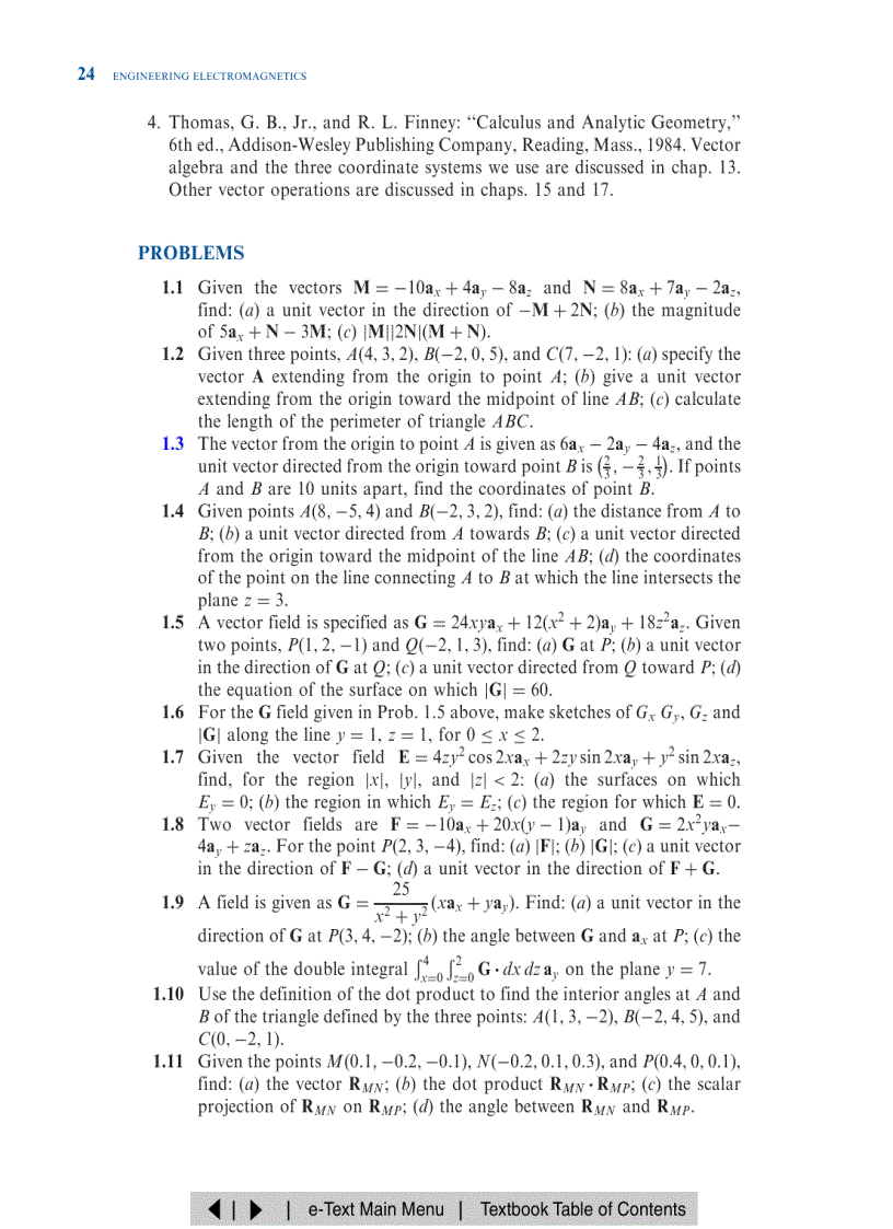 image for page Engineering Electromagnetics 6th Ed