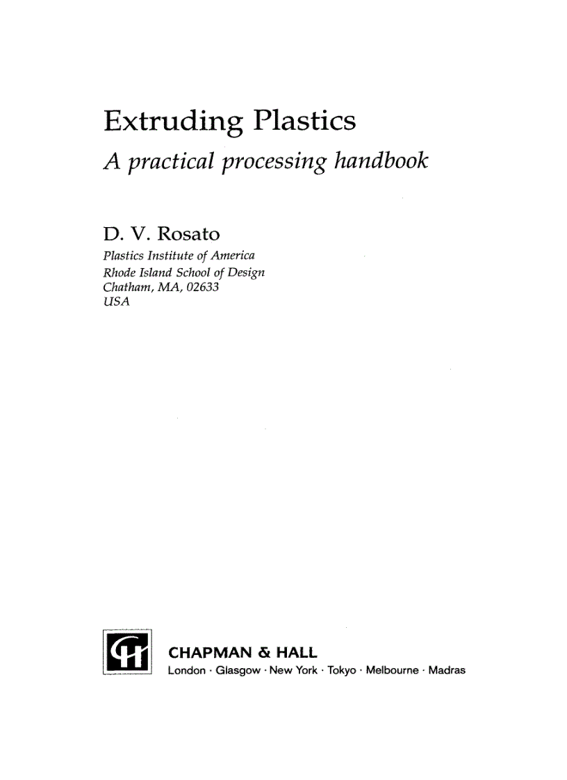 image for page Extruding Plastics A Practical Processing Handbook