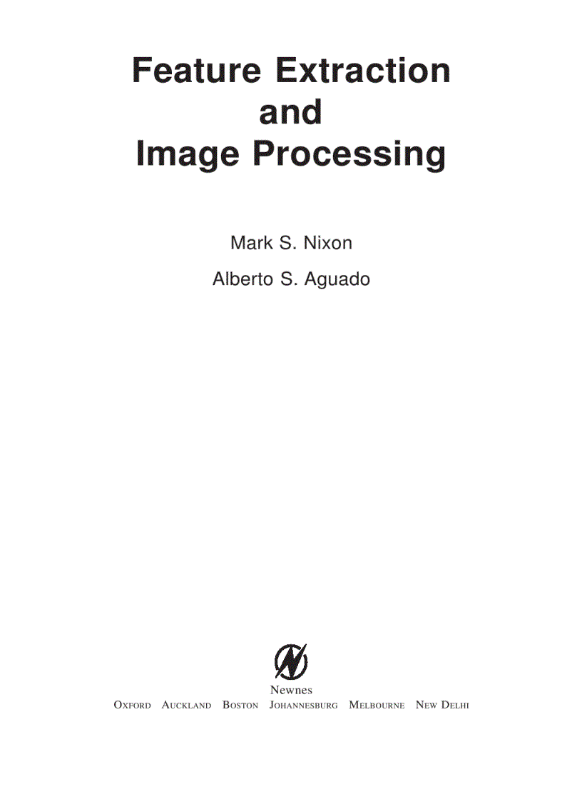 Feature Extraction and Image Processing