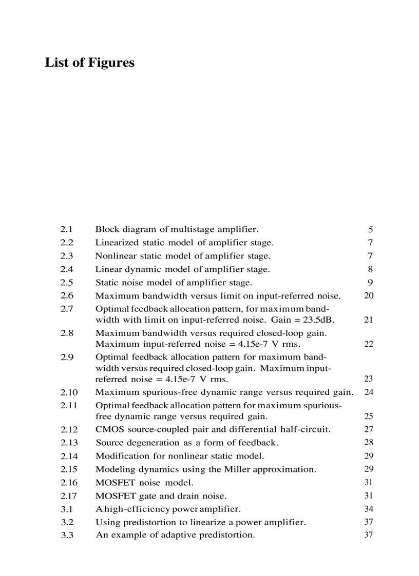 image for page Feedback Linearization of RF Power Amplifiers