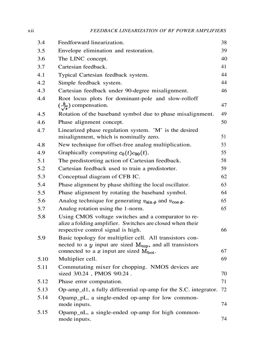 image for page Feedback Linearization of RF Power Amplifiers
