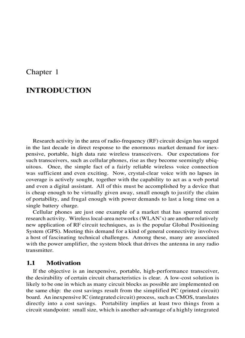 image for page Feedback Linearization of RF Power Amplifiers