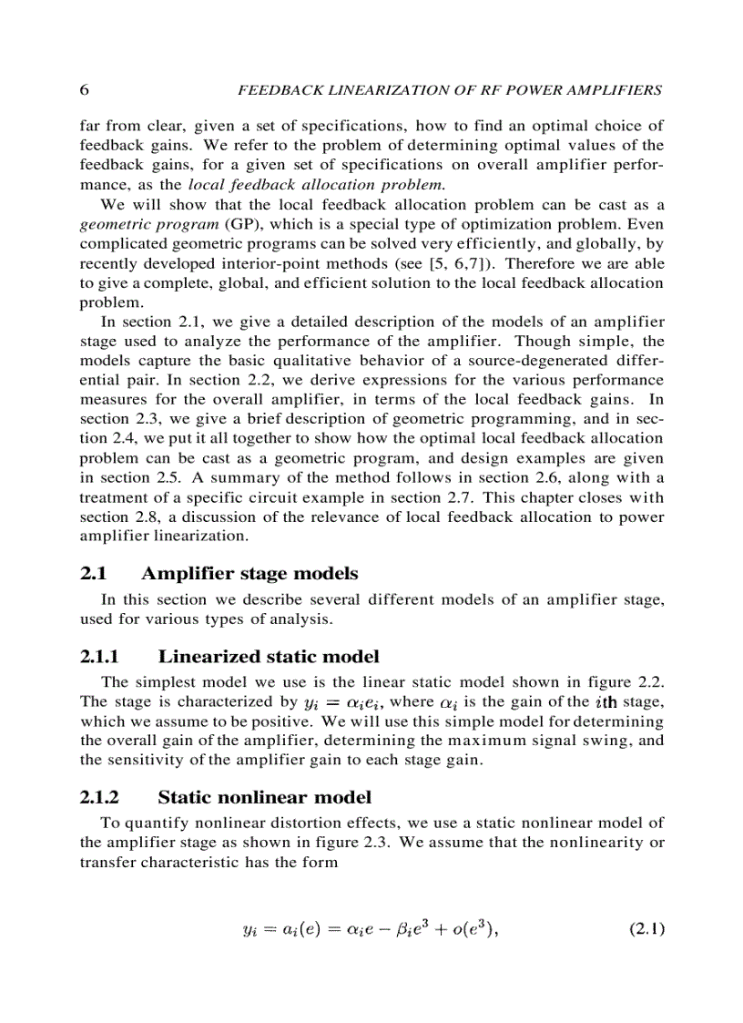image for page Feedback Linearization of RF Power Amplifiers