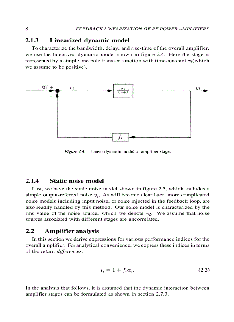 image for page Feedback Linearization of RF Power Amplifiers