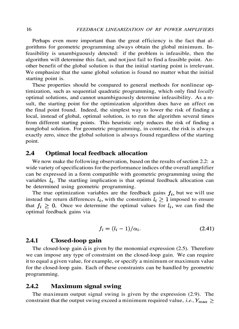 image for page Feedback Linearization of RF Power Amplifiers