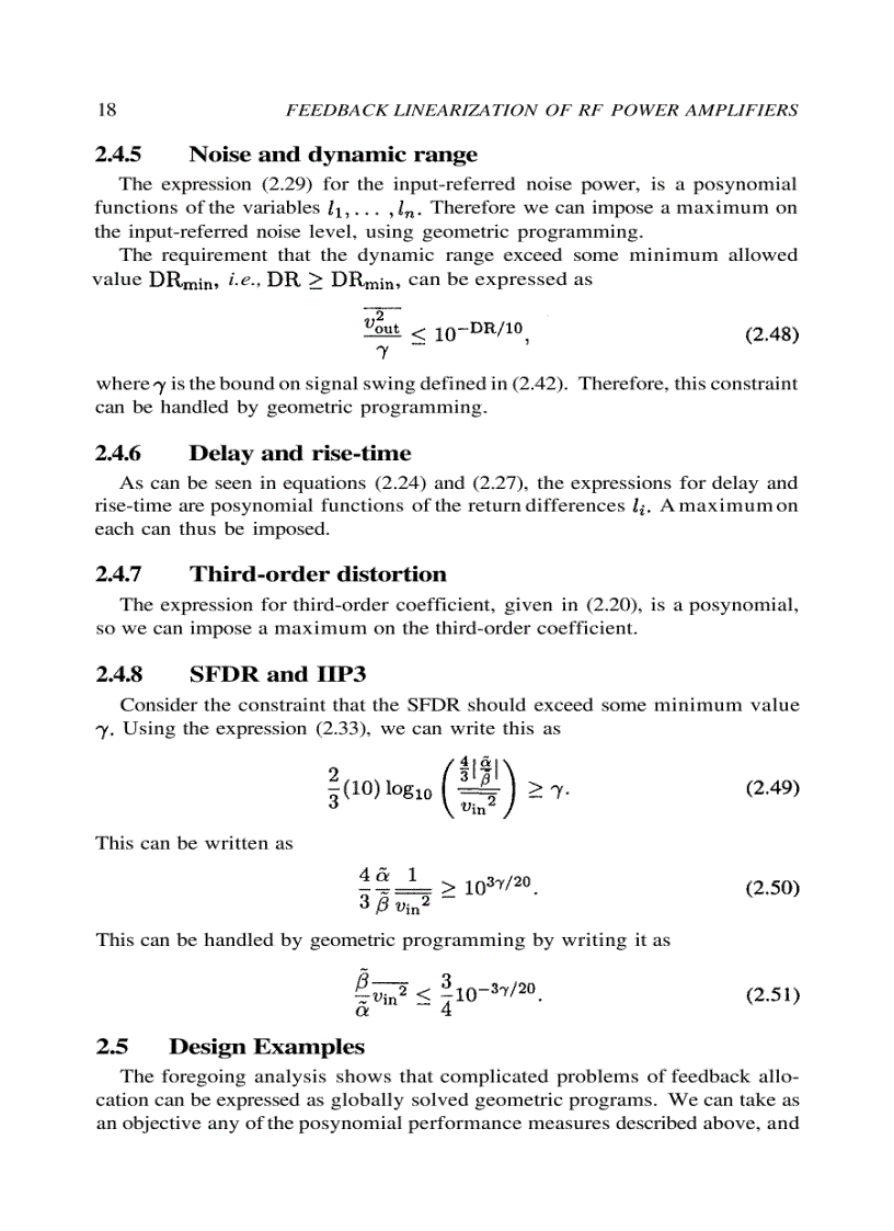 image for page Feedback Linearization of RF Power Amplifiers