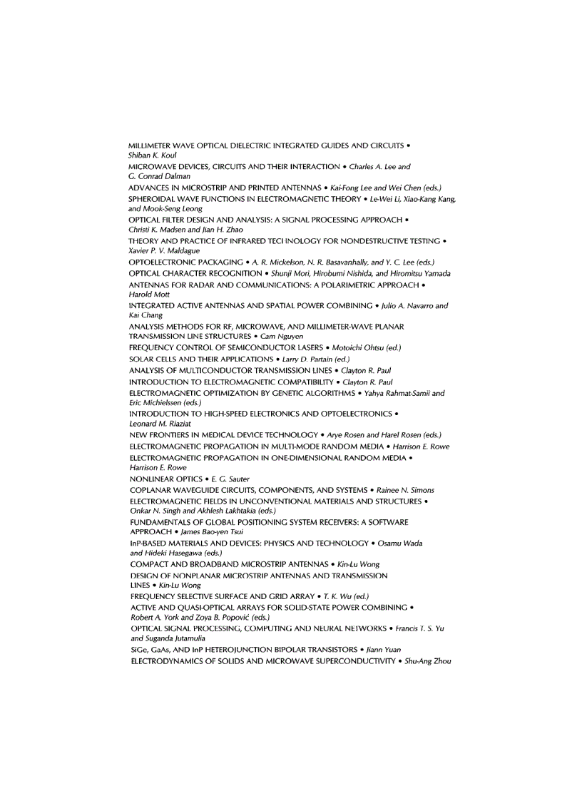 image for page Fiber Optic Communication Systems