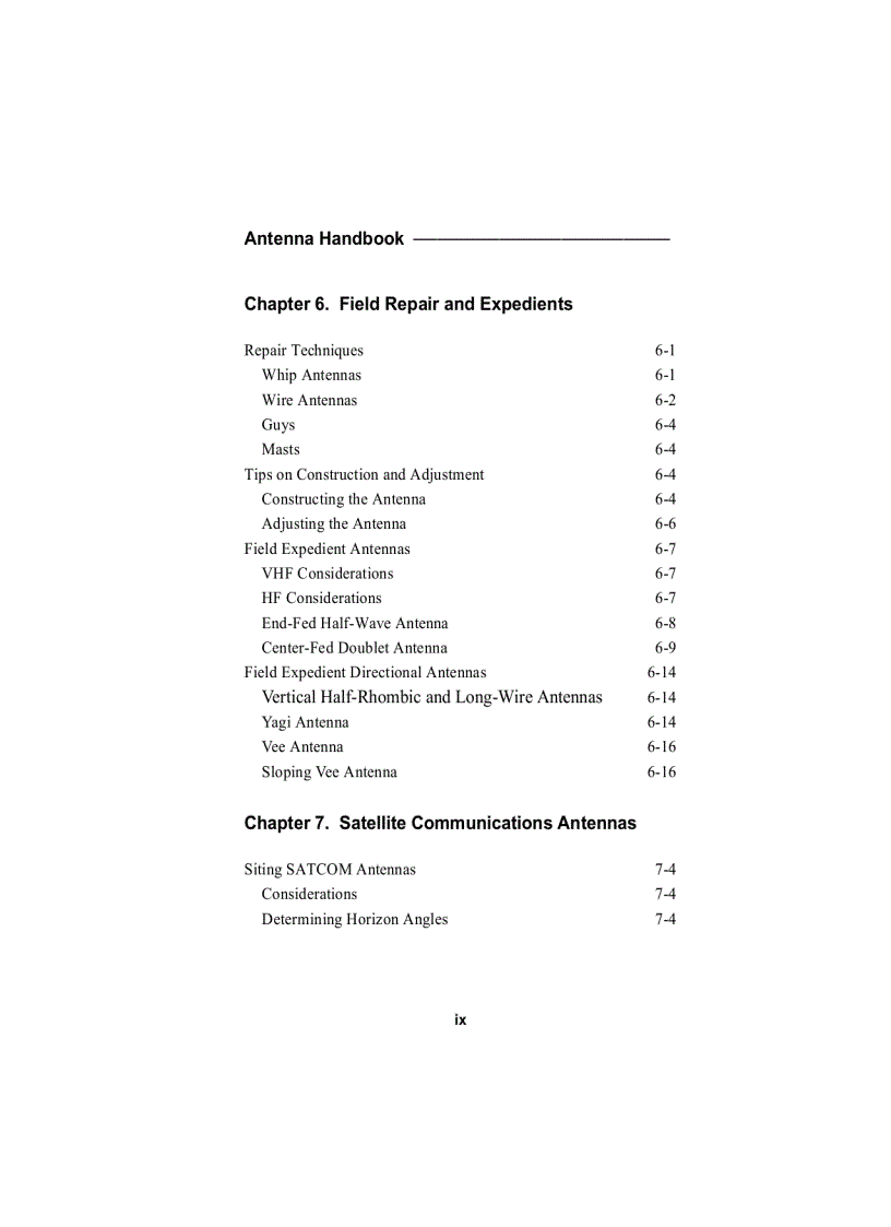 image for page Field Antenna Handbook
