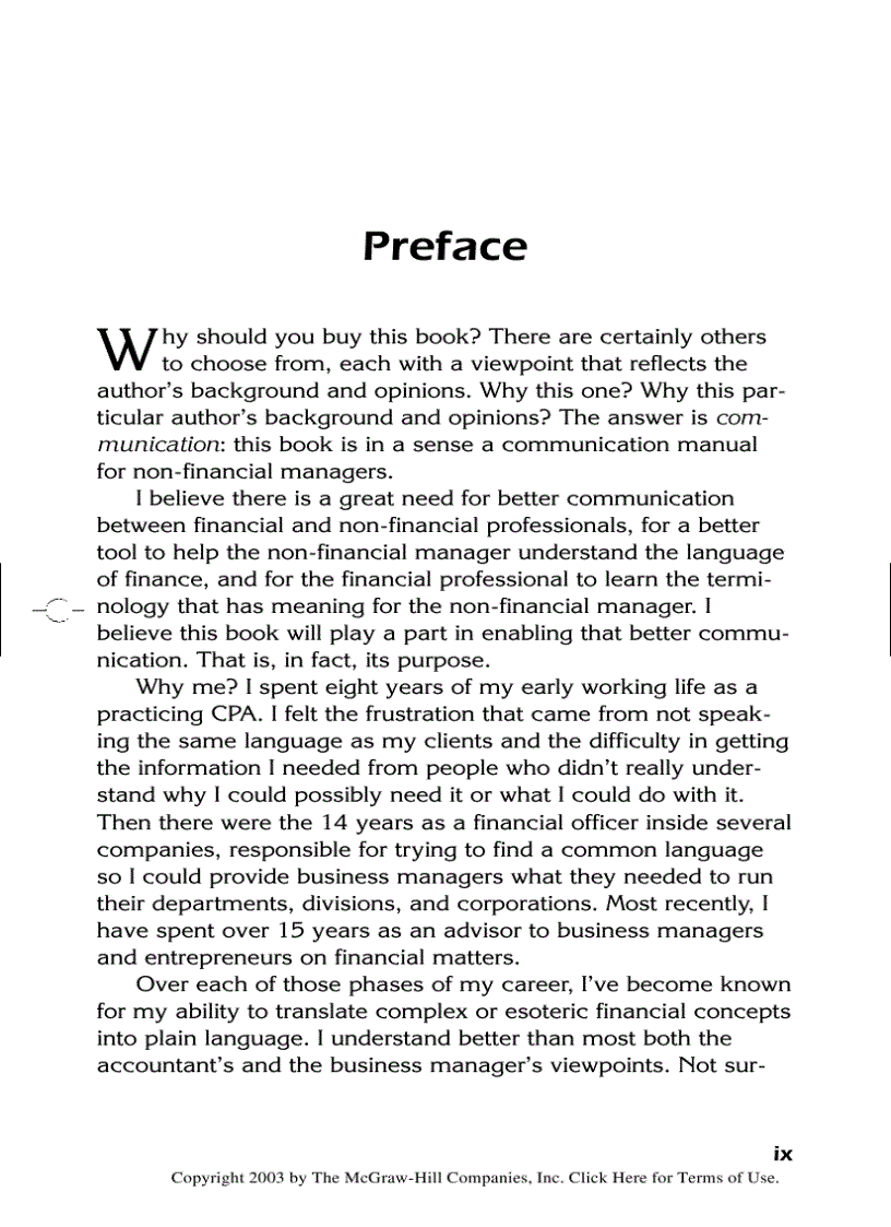 image for page Finance for Non Financial Managers