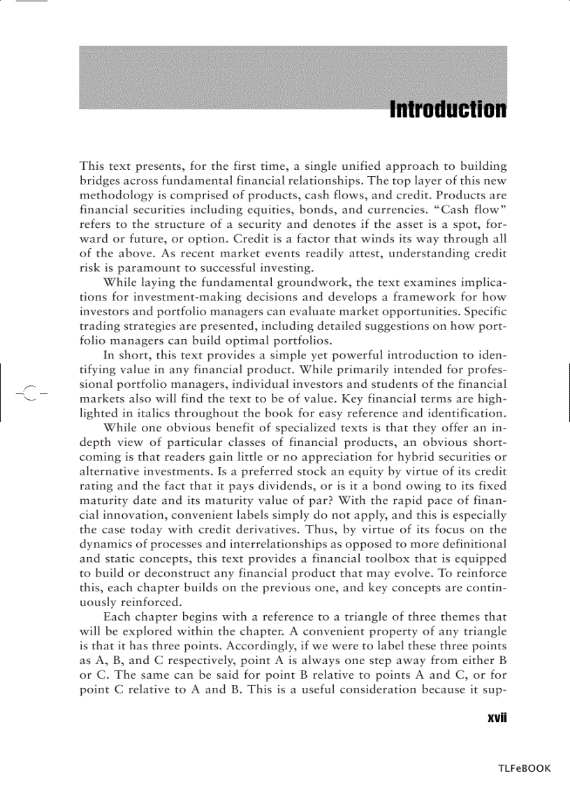 image for page Financial Engineering Principles A Unified Theory for Financial Product Analysis And Valuation