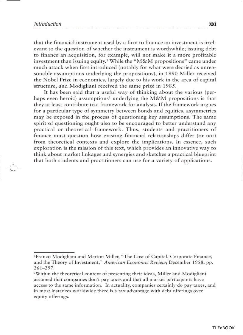 image for page Financial Engineering Principles A Unified Theory for Financial Product Analysis And Valuation