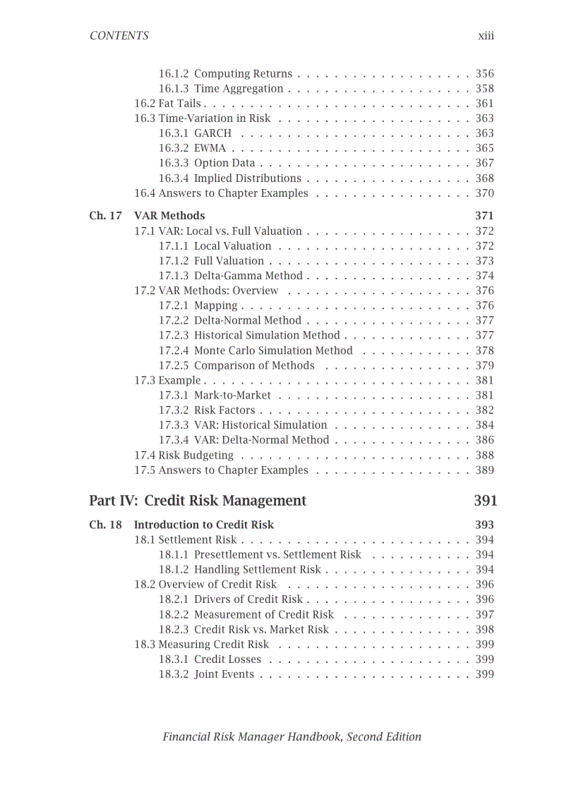 image for page Financial Risk Manager Handbook Second Edition