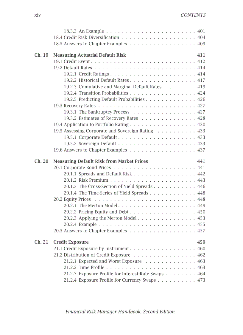 image for page Financial Risk Manager Handbook Second Edition