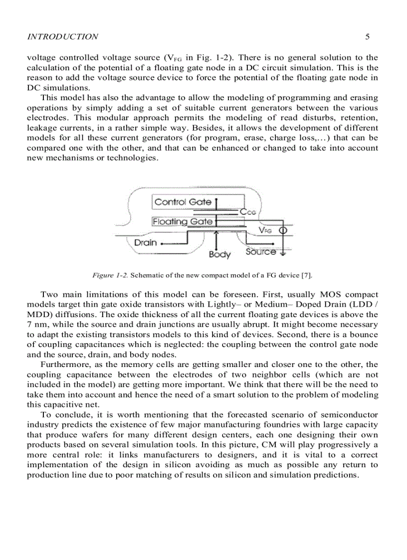 image for page Floating Gate Devices Operation and Compact Modeling