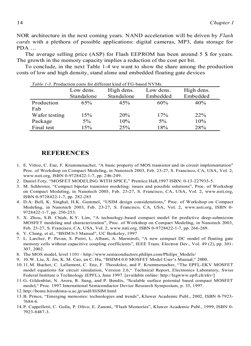 image for page Floating Gate Devices Operation and Compact Modeling