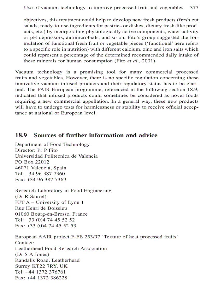image for page Fruit and Vegetable Processing Improving Quality