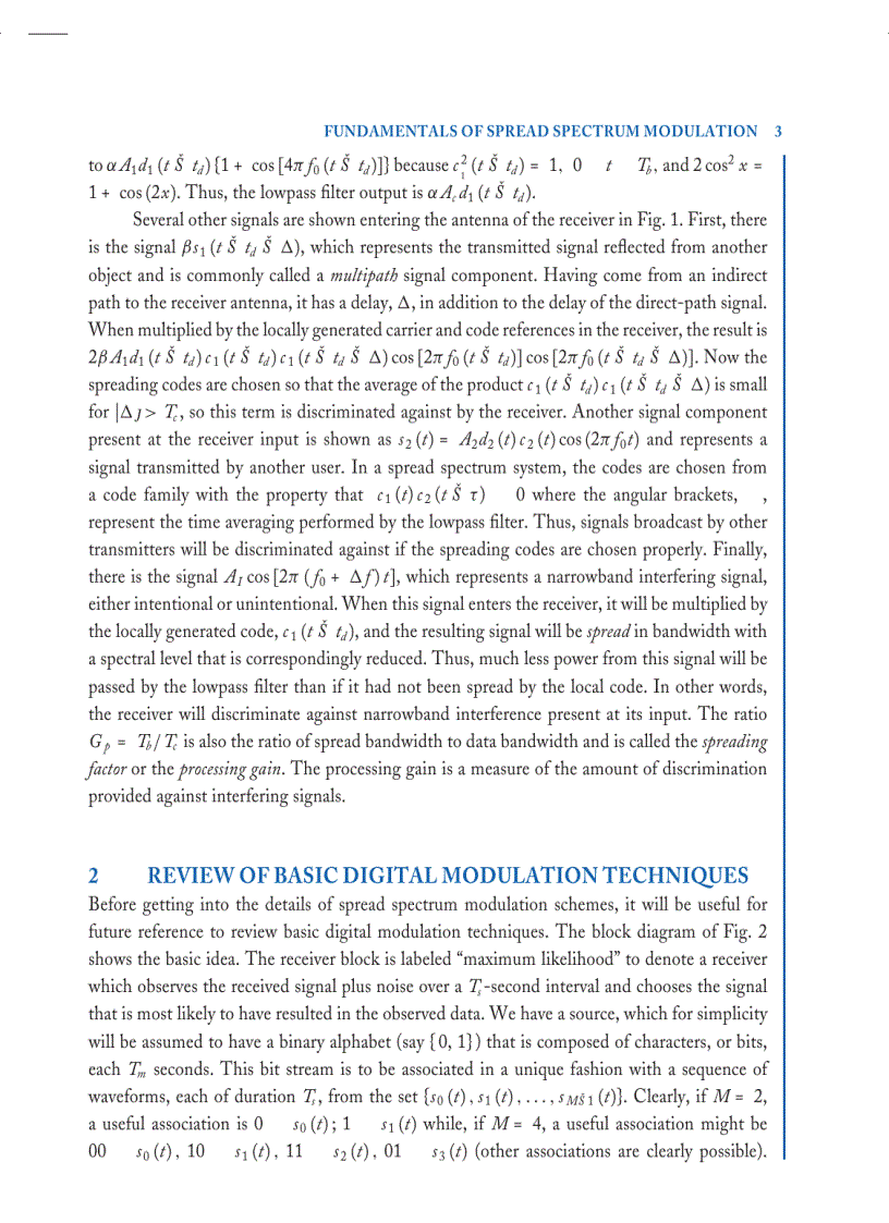 image for page Fundamentals of Spread Spectrum Modulation