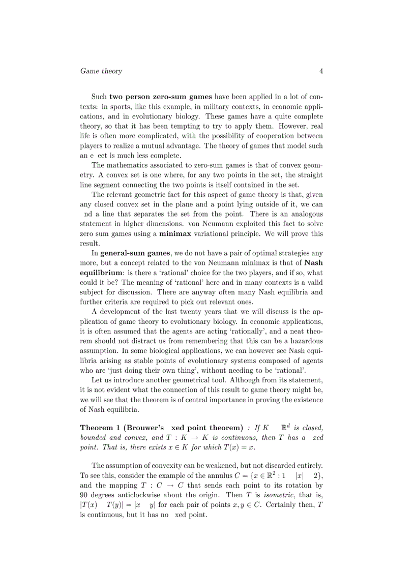 image for page Game Theory Instructor