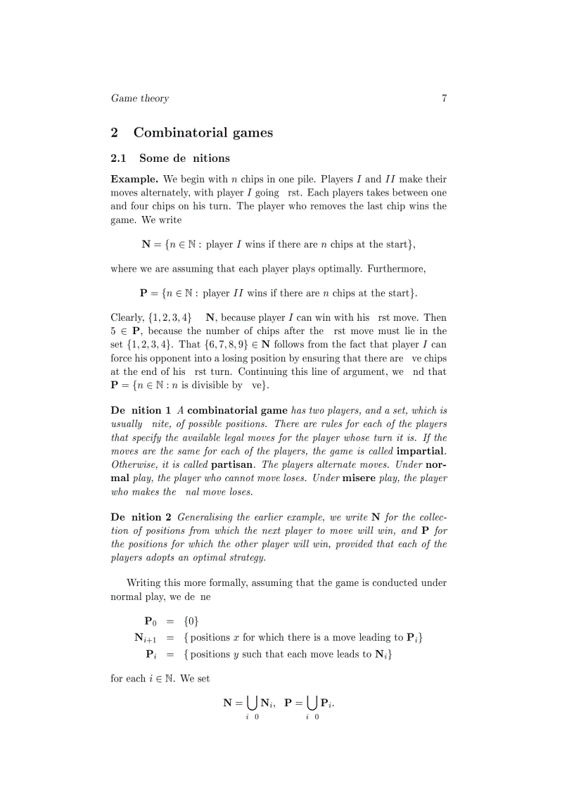 image for page Game Theory Instructor