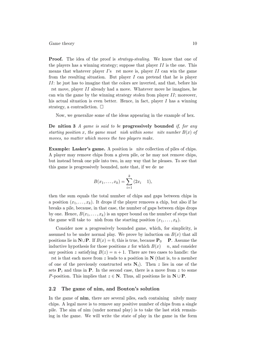 image for page Game Theory Instructor