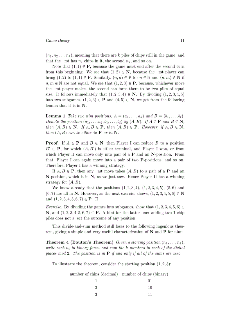 image for page Game Theory Instructor