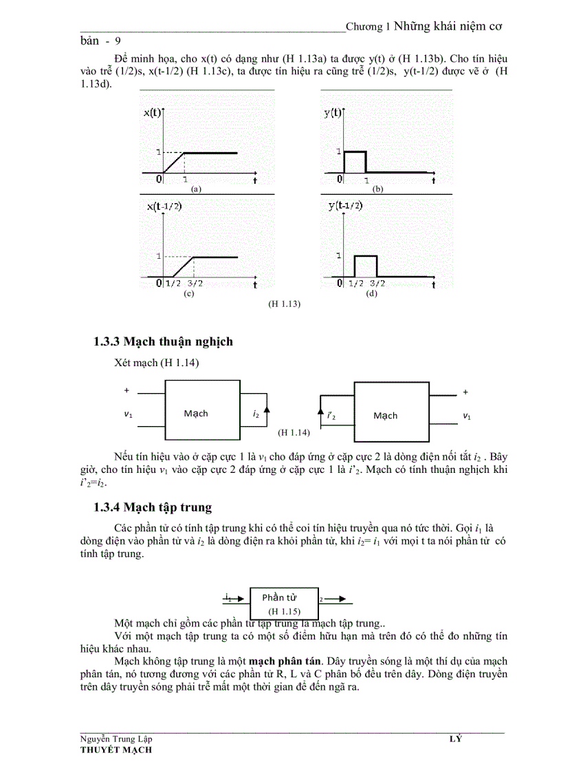 image for page Giáo Trình Lý Thuyết Mạch