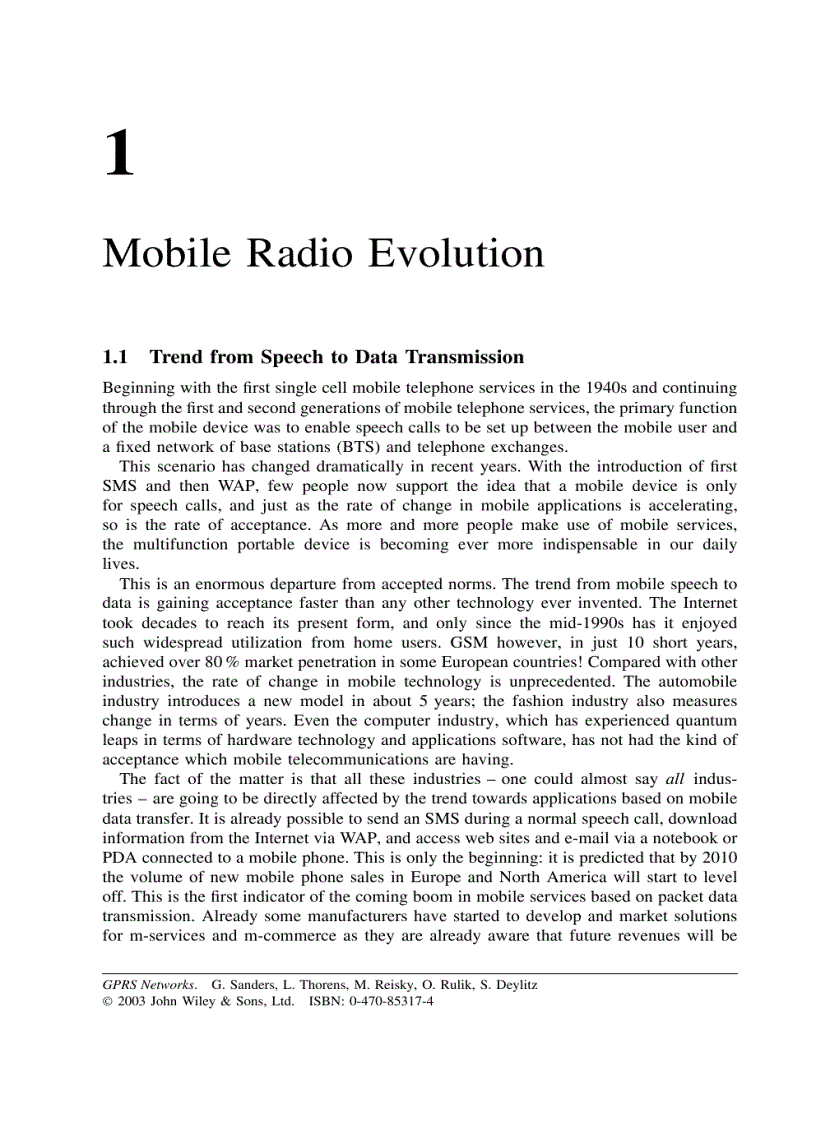 image for page GPRS Networks