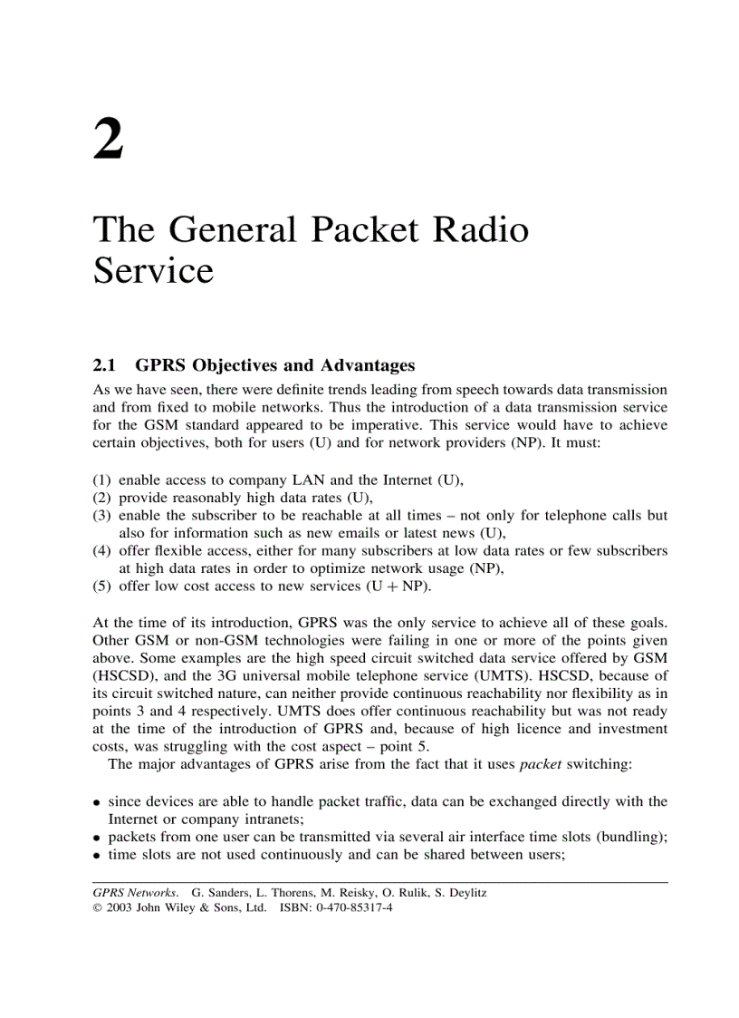 image for page GPRS Networks