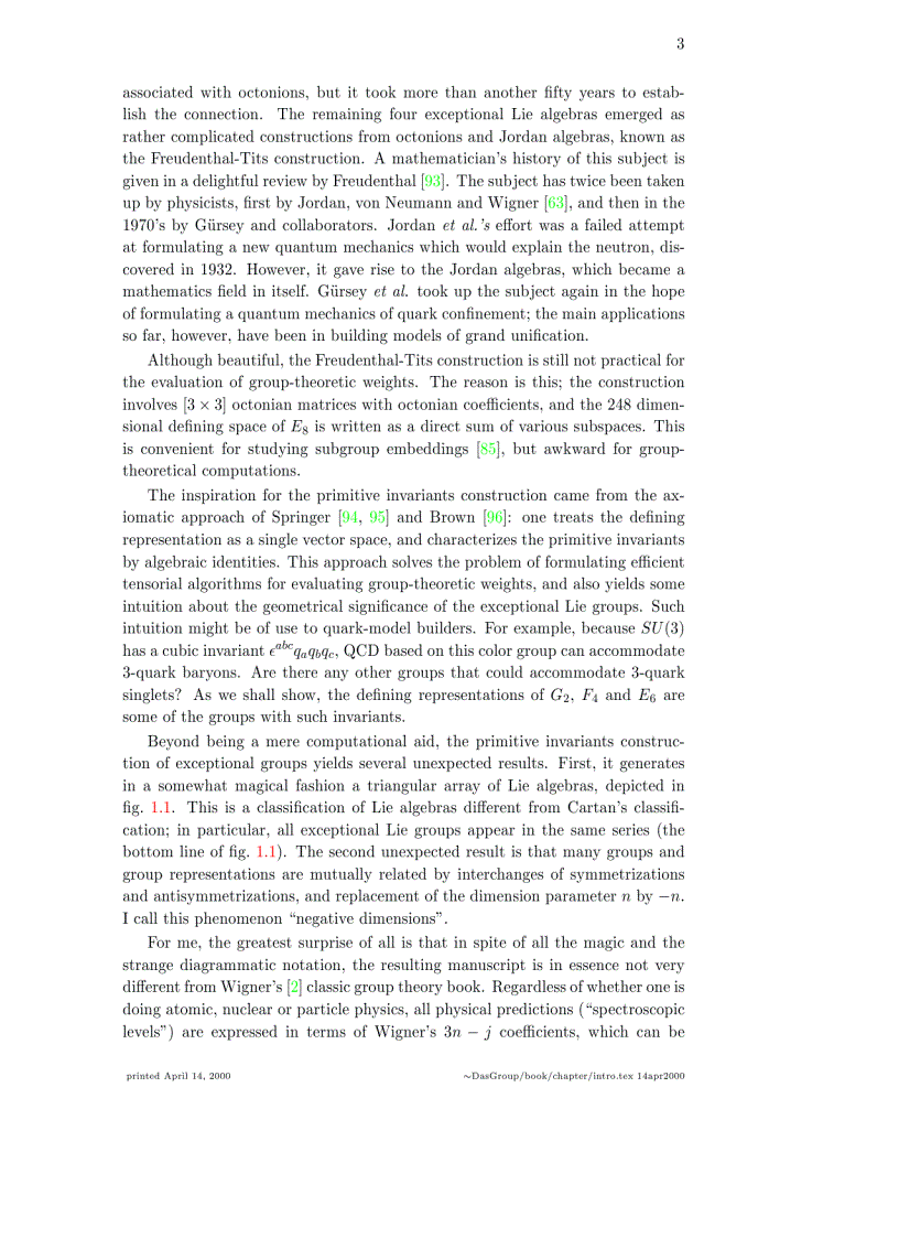 image for page Group Theory Exceptional Lie Groups As Invariance Groups