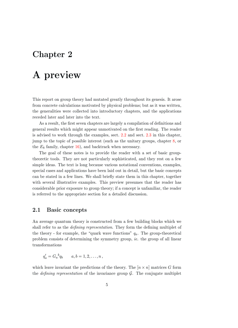 image for page Group Theory Exceptional Lie Groups As Invariance Groups