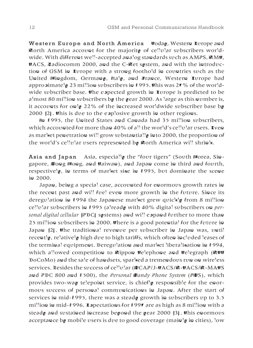 image for page GSM and Personal Communications Handbook