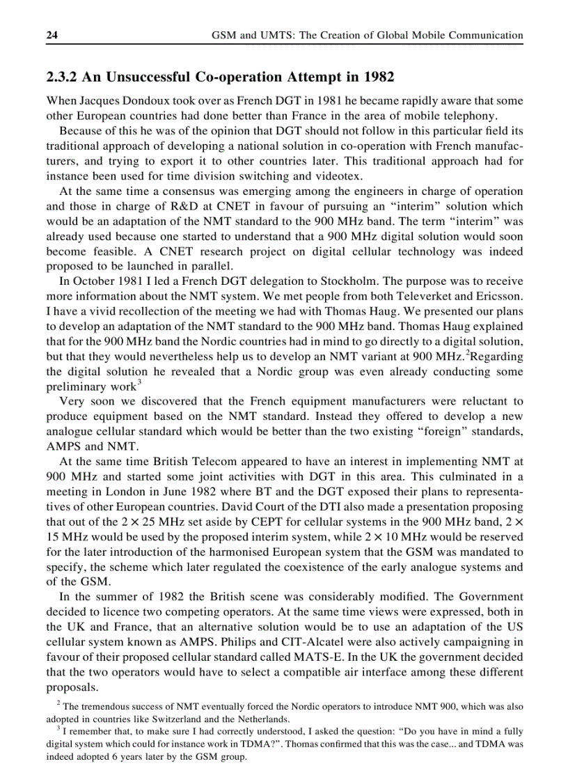 image for page GSM UMTS The Creation of Global Mobile Communications