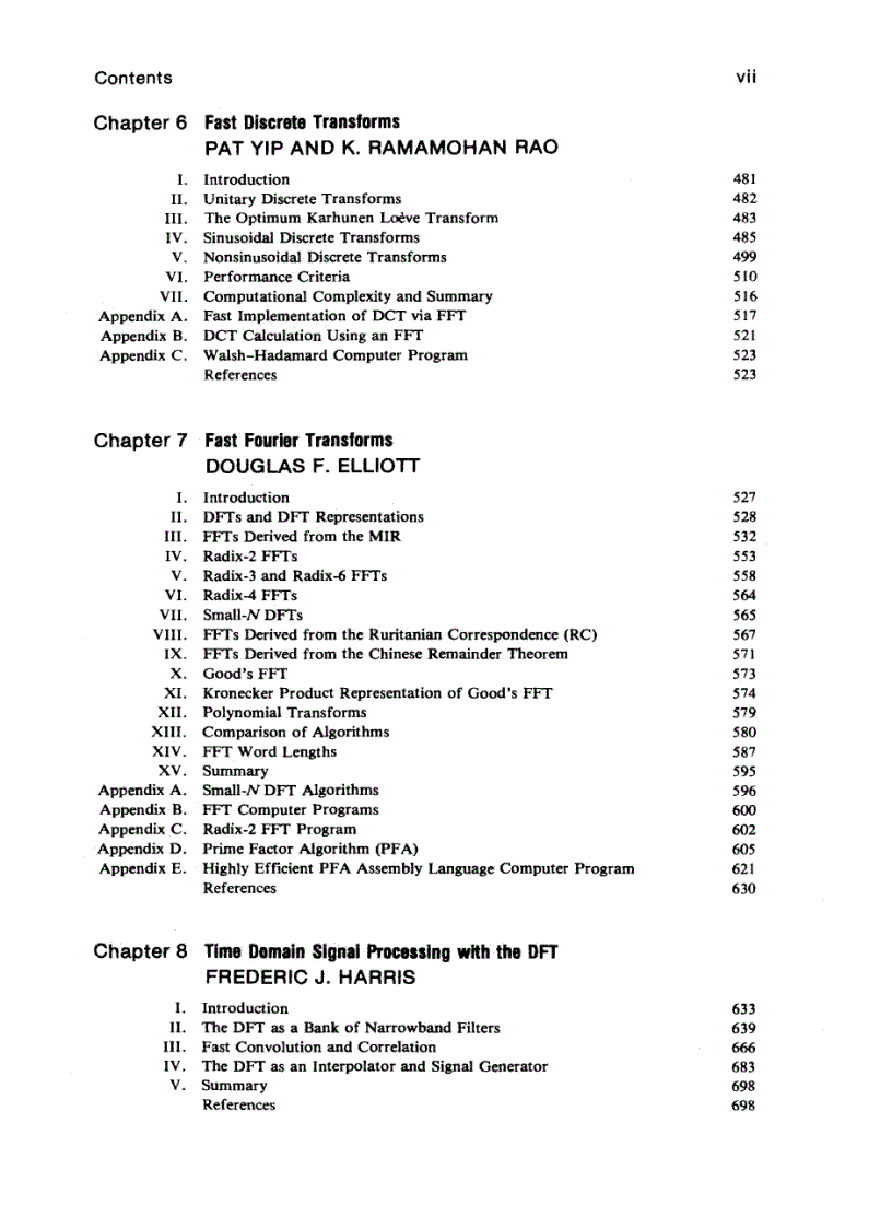 image for page Handbook of Digital Signal Processing Engineering Applications