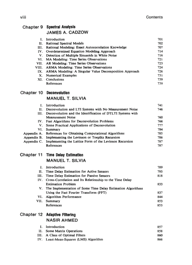 image for page Handbook of Digital Signal Processing Engineering Applications