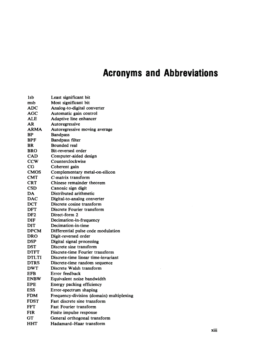 image for page Handbook of Digital Signal Processing Engineering Applications
